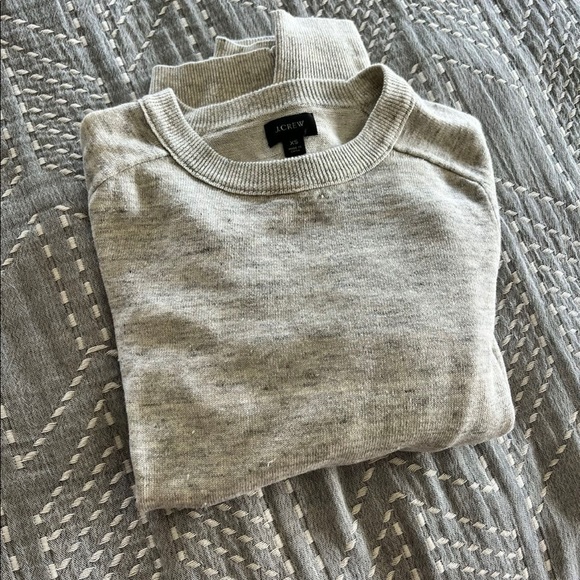 J.Crew Mens Plaited Linen Cotton Sweater - Picture 2 of 6